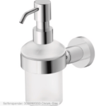 Flüssigseifendispenser Wandmodell Duravit D-Code chrom glanz Bad-Accessoires