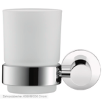 Zahnbürstenbecher Duravit D-Code Wandmodell links chrom Bad-Accessoires