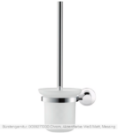 WC-Bürstengarnitur Duravit D-Code Glas, Chrom Glanz Bad-Accessoires