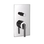 Mischer für Dusche Zug Knopf Umsteller UP Treemme ARCHE Unterputz Duscharmatur