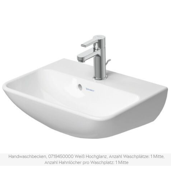 Aufsatzbecken Keramik Duravit ME by Starck 445×32