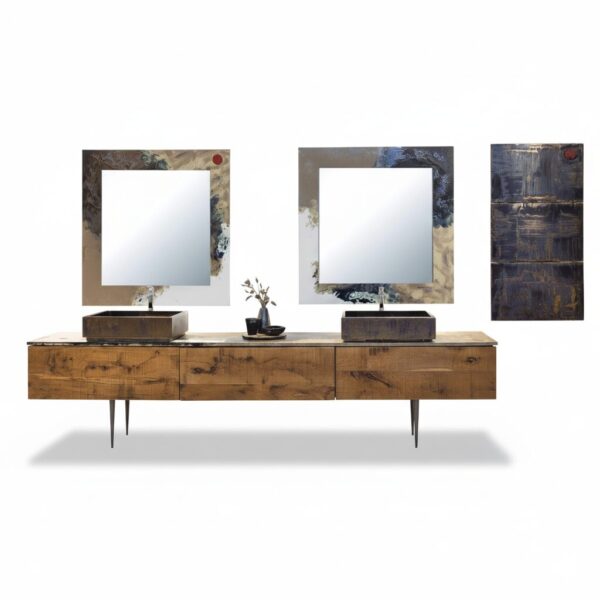 Badmöbel Domiziani Antik OAK B= 300cm