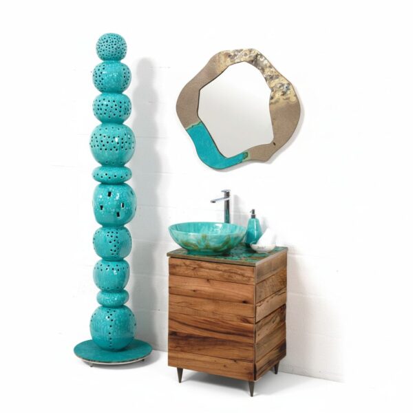 Badmöbel Domiziani Vietri 50x50x72 Drehtür