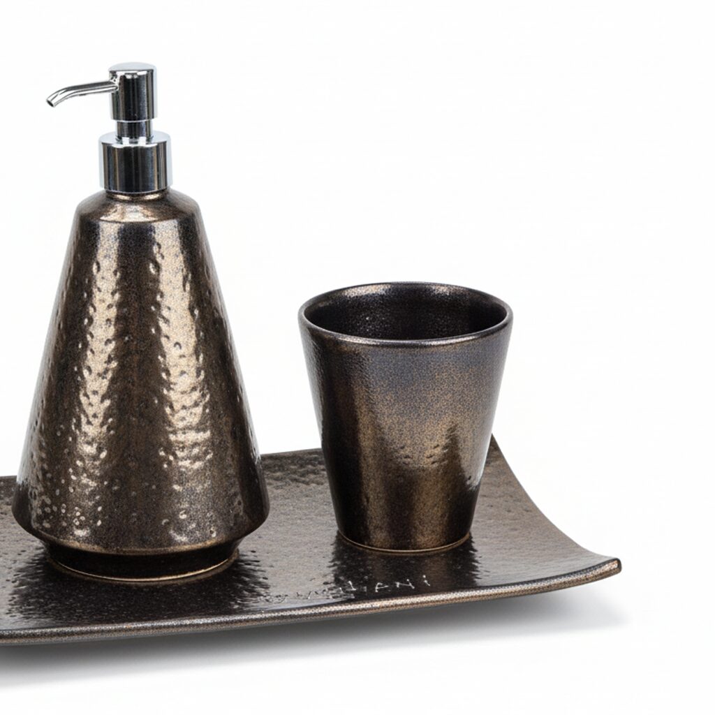 Domiziani aus Keramik stehend