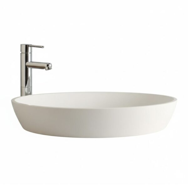 Aufsatzbecken halbeinbau Dukas 60 von Mastella weiss matt