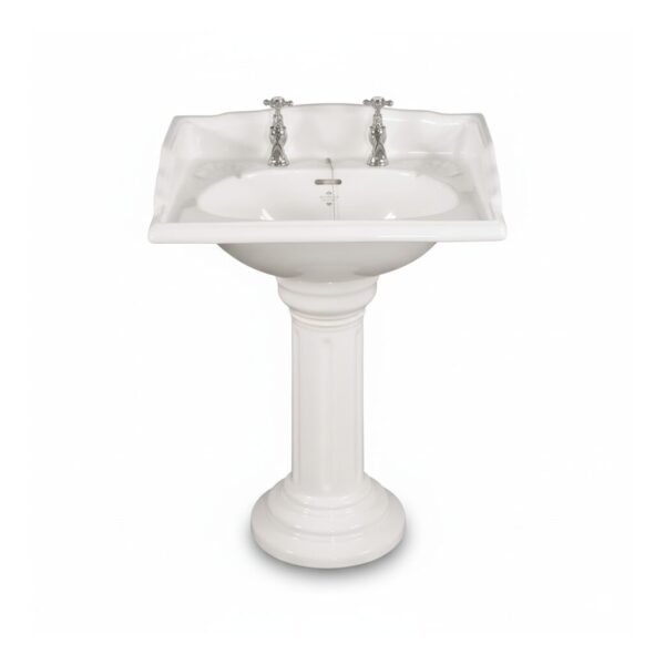 Waschtisch Keramik Victorian inklusiv Säule B=63.5 cm