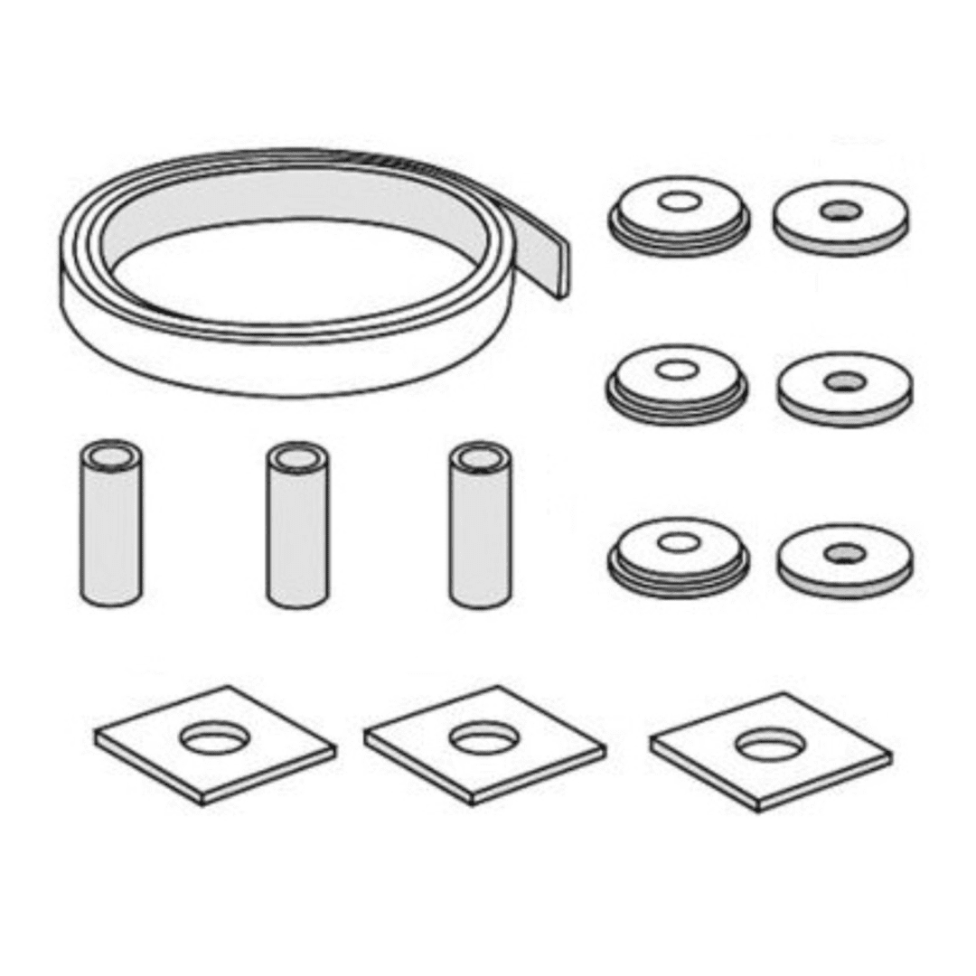 Schallschutz Waschtisch HAFNER Gummiband 110