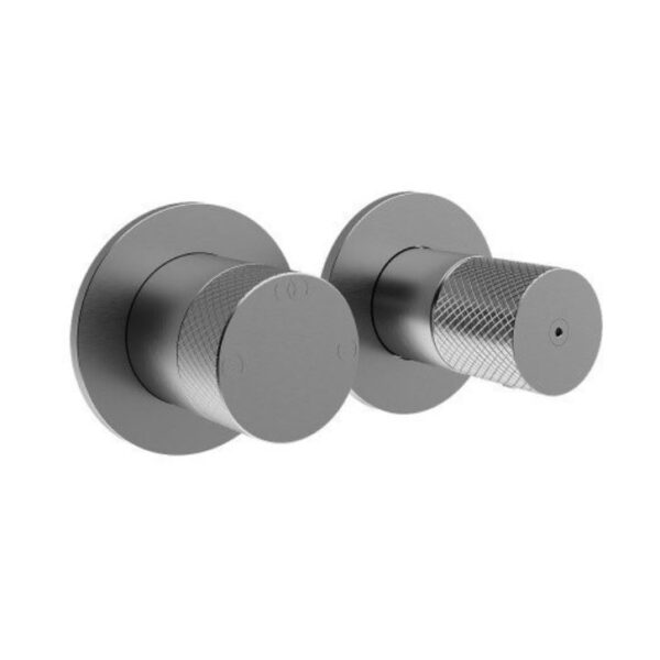 Mischer für Dusche 2 Weg Rund Horizontal UP Treemme 22 mm Unterputz Duscharmatur