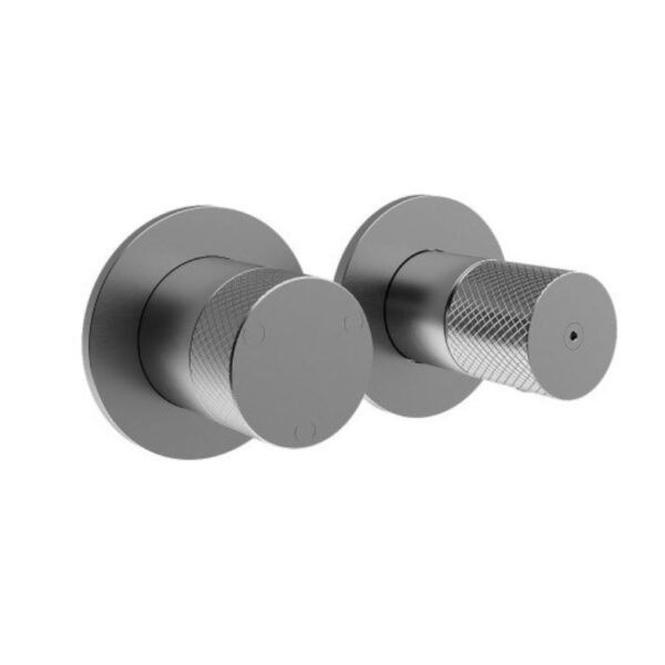 Mischer für Dusche 2 Weg Rund Horizontal UP Treemme 22 mm Unterputz Duscharmatur