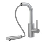 Mischer für Küche Treemme 40 mm Edelstahl Küchenarmatur Schwenkauslauf