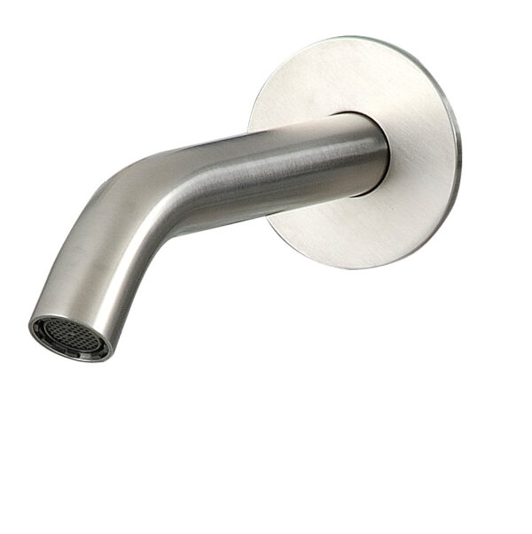 Auslauf Badewanne Edelstahl aus Wand Treemme 40 mm – Bild 2