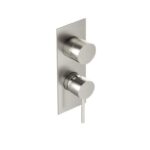 Mischer für Dusche / Wanne 2 Verbraucher UP 40 mm vertikal Duscharmatur Unterputz