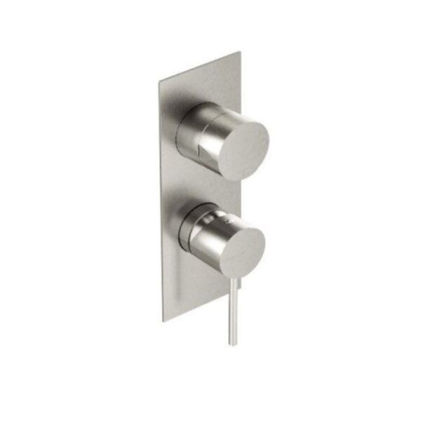 Mischer für Dusche / Wanne 2 Verbraucher UP 40 mm vertikal Duscharmatur Unterputz