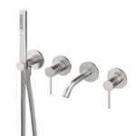 Mischer für Badewanne aus Wand Treemme 40 mm Edelstahl Badewannenarmatur Unterputz
