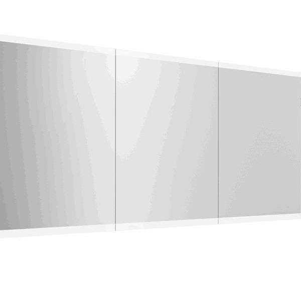 Spiegelschrank mit Beleuchtung LED Keller Metrum 150 50/50/50