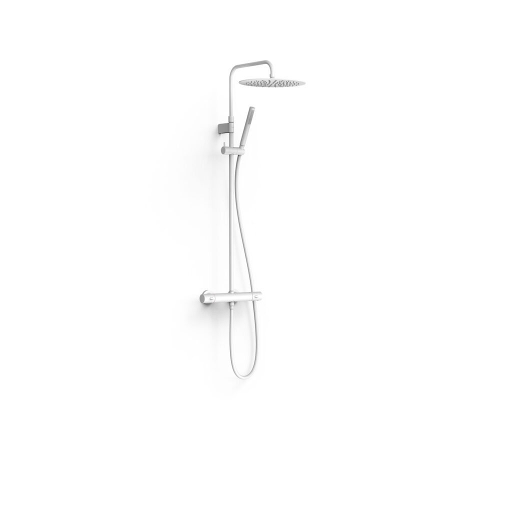 Duschsystem TRES MAX 30d Weiss Matt