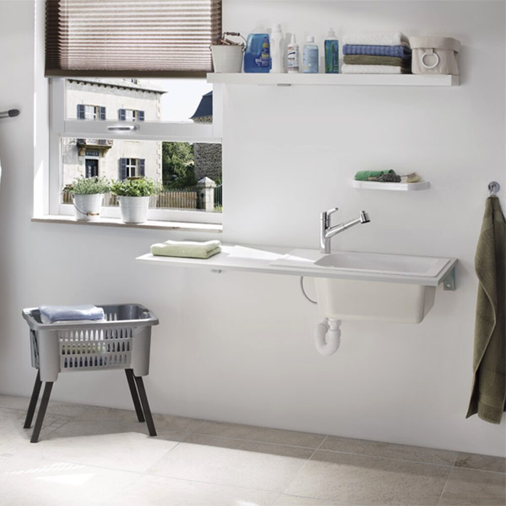 Arbeitsplatte zu Einbaubecken Romay B= 130 cm