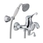 Mischer für Badewanne AP Treemme Piccadilly Badewannenarmatur Retro Nostalgisch