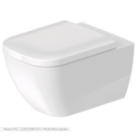 WC wandhändend Weiss glanz