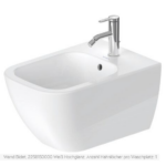 Bidet Wand Duravit Happy D.2 weiss glanz