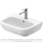 Waschbecken Keramik Duravit D-Code 55x43x17.5 weiss glanz Waschtisch