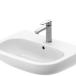 Waschbecken Keramik Duravit D-Code 600x460x17.5 glanz weiss Waschtisch