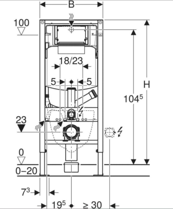 Duofix Geberit WC Geruchabsaugung – Bild 2