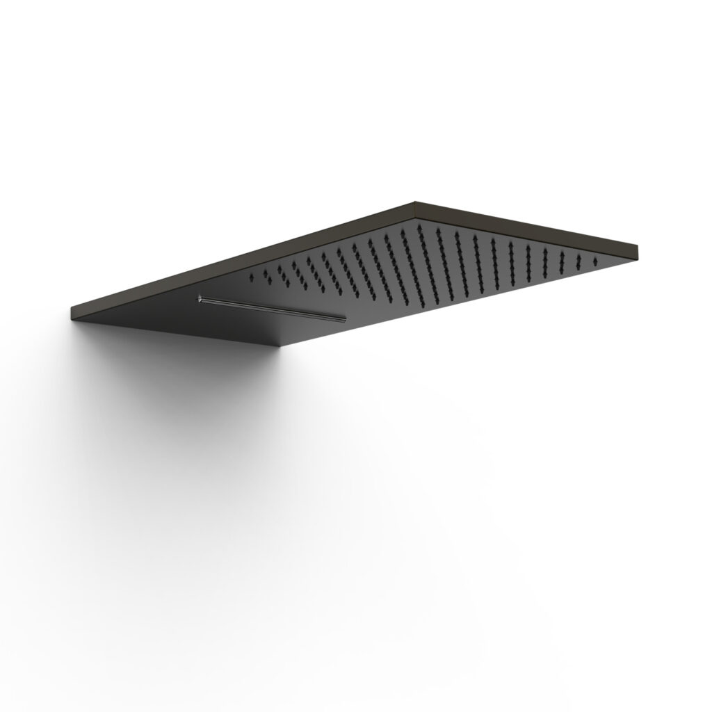 Wellness-Schwall System TRES Dusche 55x28 Schwarz
