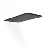 Wellness-Schwall System TRES Dusche 55x28 Schwarz matt