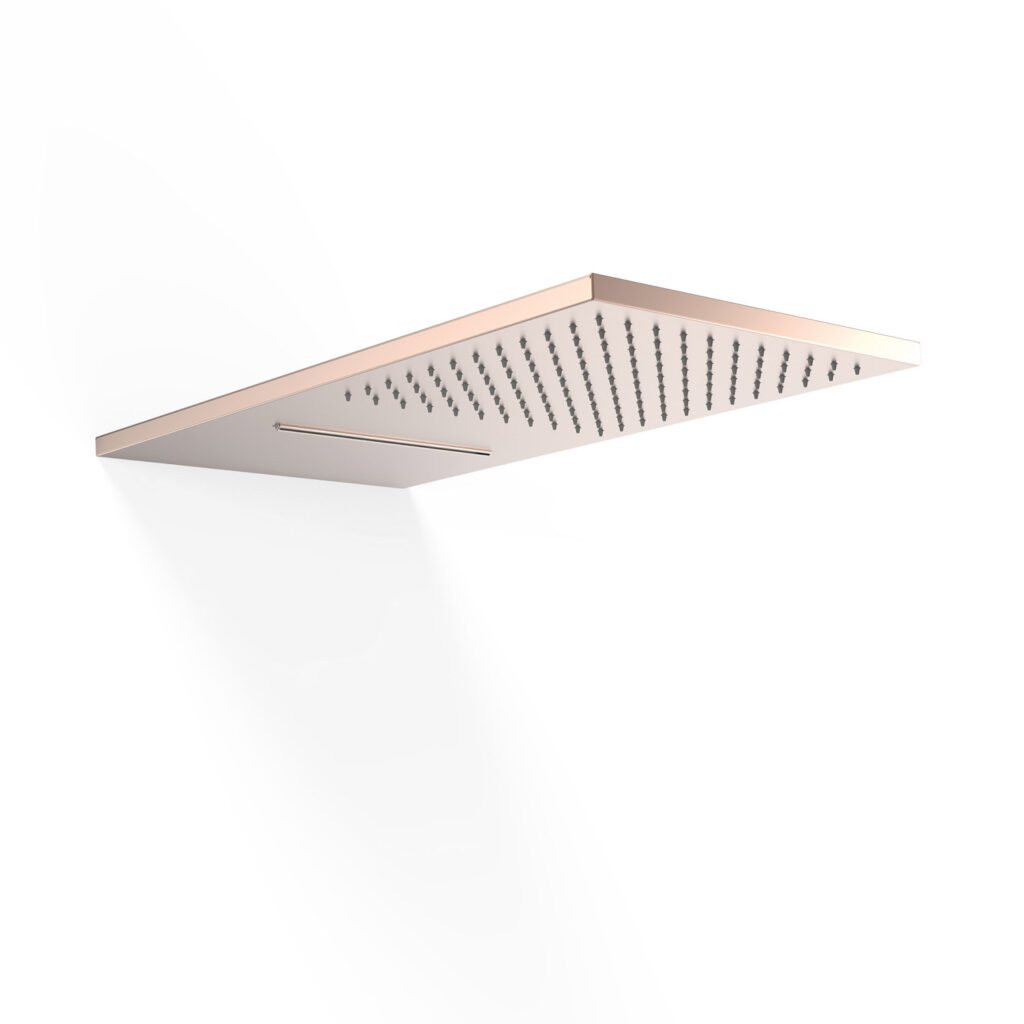 Wellness-Schwall System TRES Dusche 55x28 Rosegold