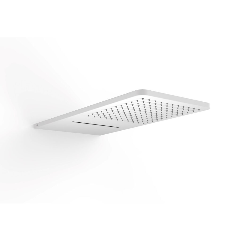 Wellness-Schwallauslauf System TRES Dusche 55x28 weiss matt