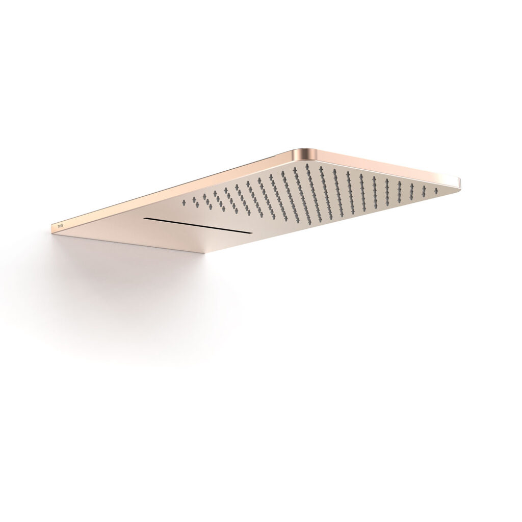 Wellness-Schwallauslauf System TRES Dusche 55x28 Rosegold
