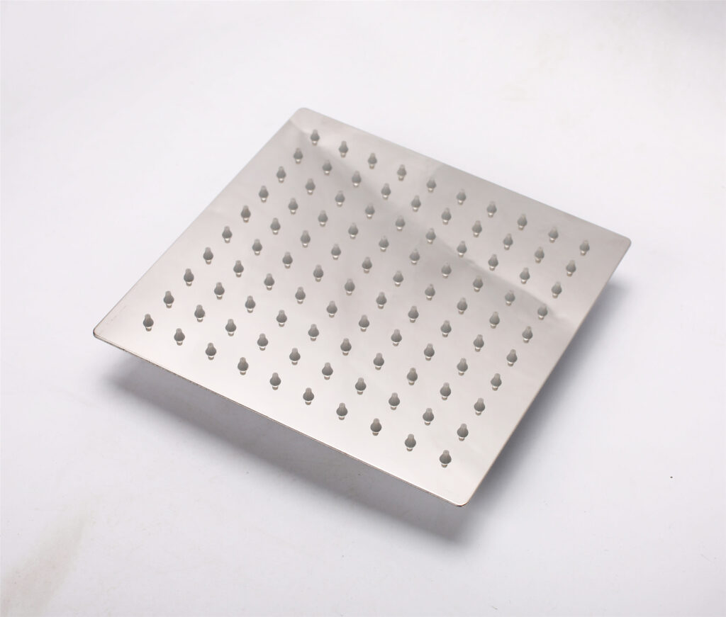 Kopfbrause eckig DU Design 25x25 chrom glanz