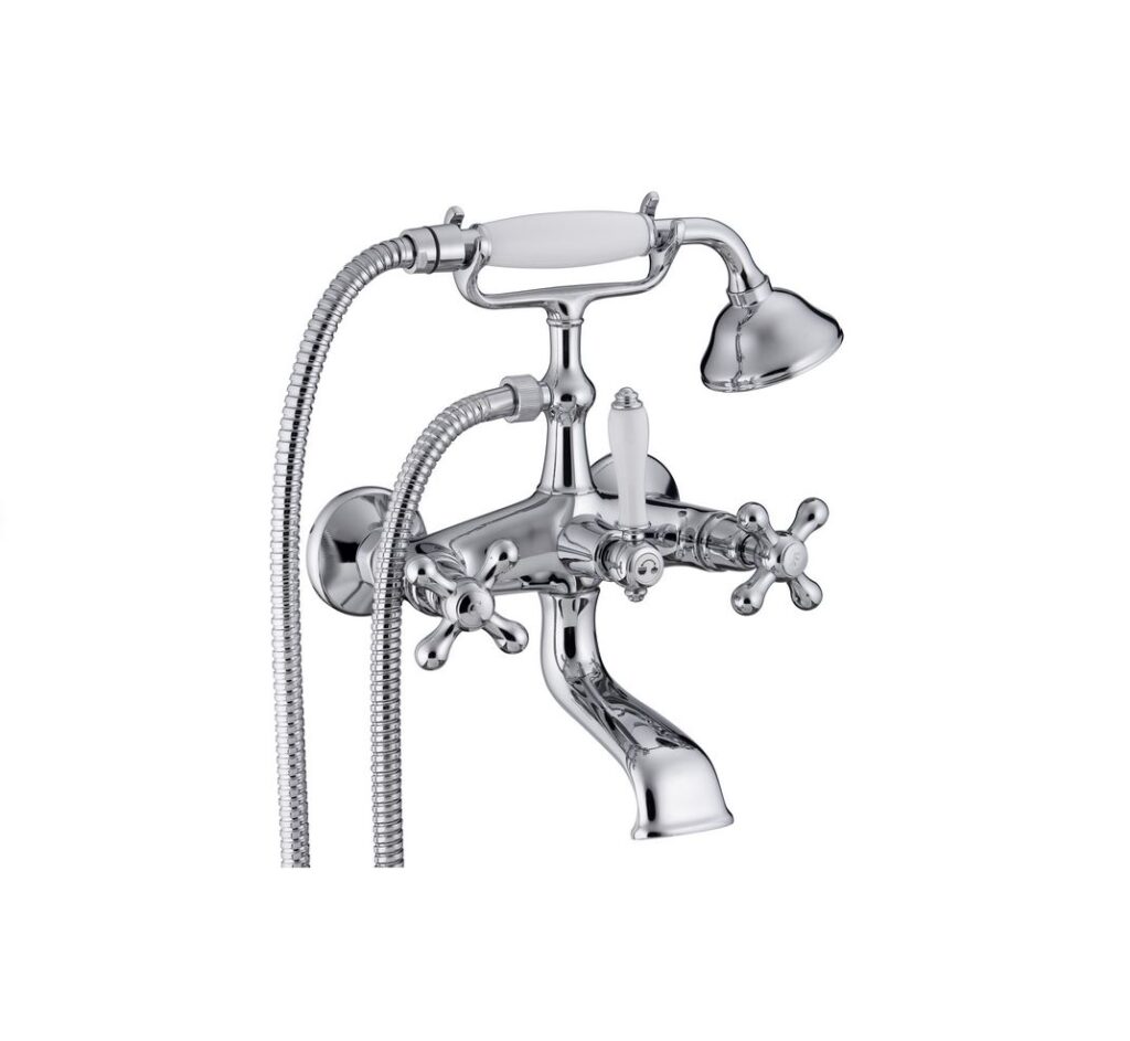 Mischer für Badewanne freistehend Treemme Romantica Badewannenarmatur Nostalgisch Retro