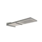 Schwall Kopfbrause Wandmontage Treemme Inox SHOWERS 470 Regendusche Unterputz