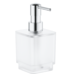 Flüssigseifendispenser GROHE Selection Cube chrom glanz Bad-Accessoires