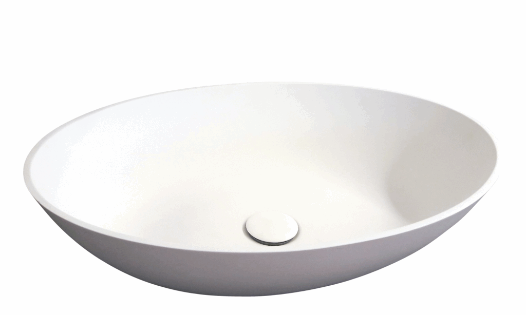 Aufsatzbecken Corian GioiaBagno Becken Lilly-57 Mineralgussbecken Steingussbecken