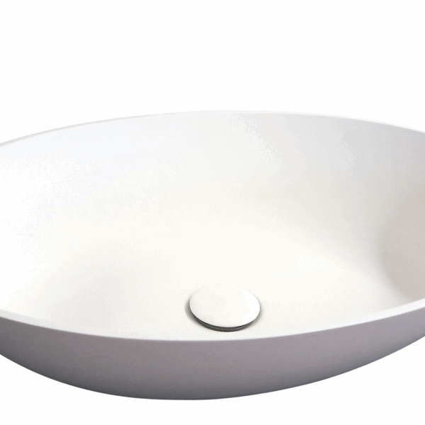 Aufsatzbecken Corian GioiaBagno Becken Lilly-57 Mineralgussbecken Steingussbecken