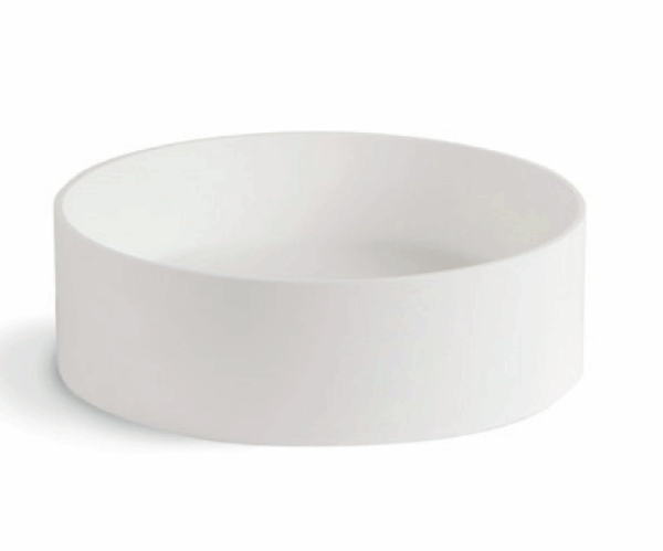 Aufsatzbecken Corian Lineabeta MOMON 40D Weiss