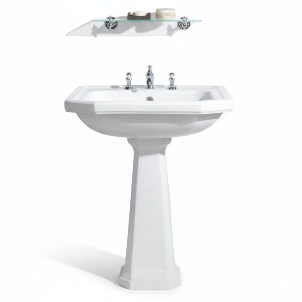 Waschtisch inklusiv Säule retro Empire B=70cm T=53cm