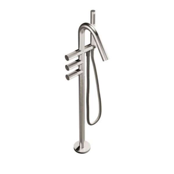 Badewanne Armatur freistehend Treemme 22 mm Freistehender Badewannenmischer Bodenstehend Edelstahl