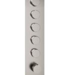 Mischer für Dusche 5 Verbraucher UP Treemme 22 mm Unterputz Duscharmatur Edelstahl