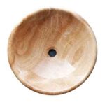 Aufsatzbecken Naturstein GioiaBagno Wooden Yellow