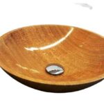 Aufsatzbecken Naturstein GioiaBagno Wooden Yellow