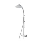 Duschsystem Chrom mit Mischer Treemme SHOWERS Regendusche