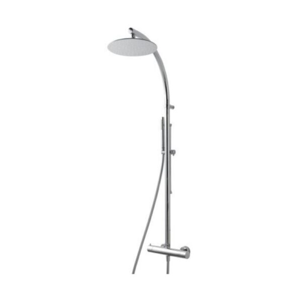 Duschsystem Chrom mit Mischer Treemme SHOWERS Regendusche