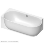 Badewanne Eck Einbau LUV Duravit 185x95x61 weiss