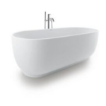 Badewanne freistehend LUV Duravit 180x85x61 weiss glanz