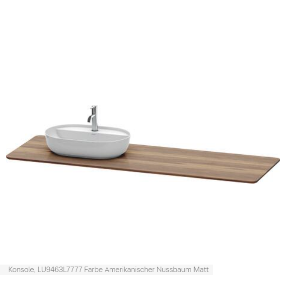 Massiv Holzplatte zu LUV Duravit LUV 178