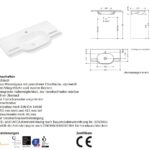 Barrierefrei HEWI Waschtisch Behindertengerecht 85x41.5